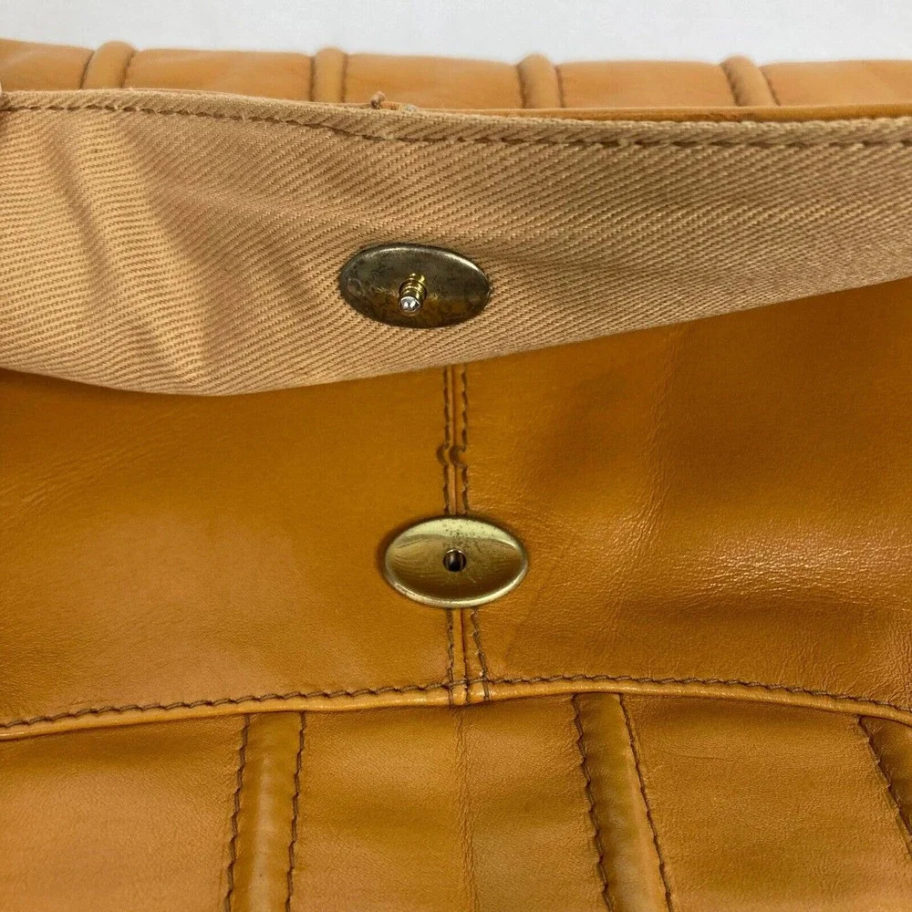 Dimensions‎ Purse Womens Beige Tan Leather Rectangle Medium Handmade Clutch Bag